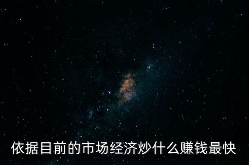 炒什么賺錢，依據(jù)目前的市場經(jīng)濟炒什么賺錢最快