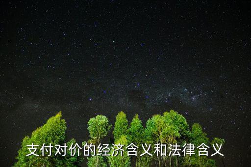 交易對(duì)價(jià)什么意思，車輛買賣已經(jīng)支付對(duì)價(jià)什么意思