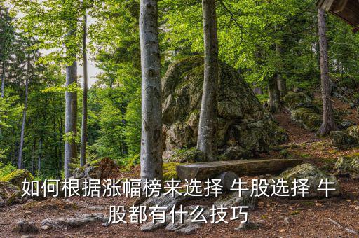 如何根據漲幅榜來選擇 牛股選擇 牛股都有什么技巧