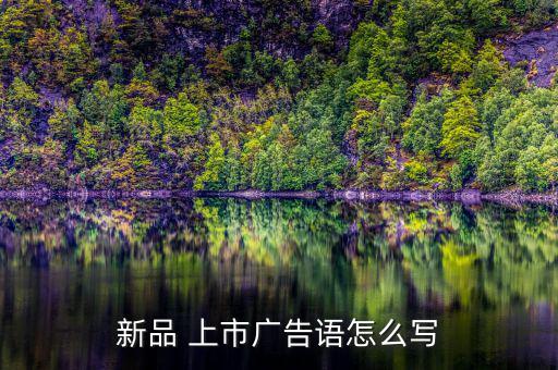 新品 上市廣告語(yǔ)怎么寫