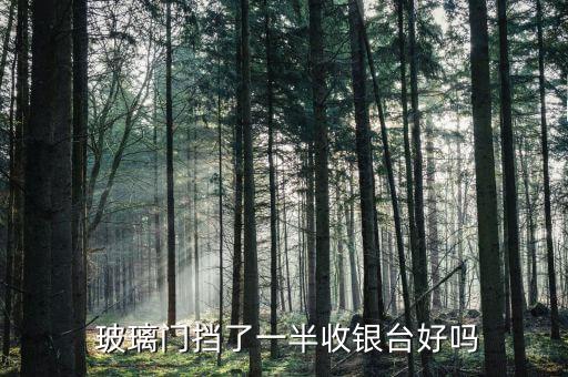  玻璃門(mén)擋了一半收銀臺(tái)好嗎