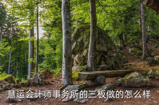 慧運(yùn)會計師事務(wù)所的三板做的怎么樣