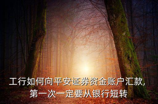 第一次怎么賺錢(qián)到證卷賬號(hào),如何把錢(qián)轉(zhuǎn)到證券賬戶(hù)?