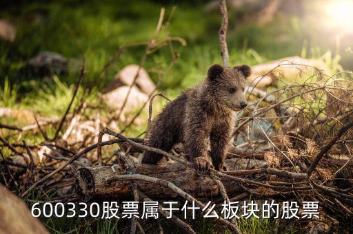 曙光股份是什么板塊，600330股票屬于什么板塊的股票