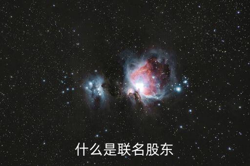 什么是聯(lián)席股東，什么是股東