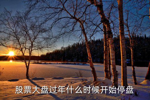 股票大盤過(guò)年什么時(shí)候開(kāi)始停盤
