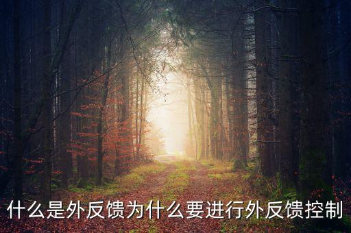 什么是機(jī)械外反饋，什么是外反饋為什么要進(jìn)行外反饋控制