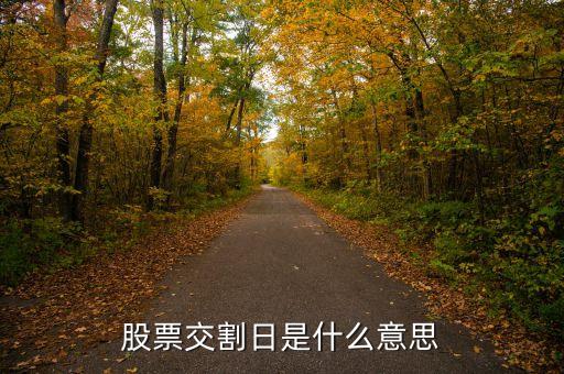 股市交割日是什么意思，股指交割日什么意思