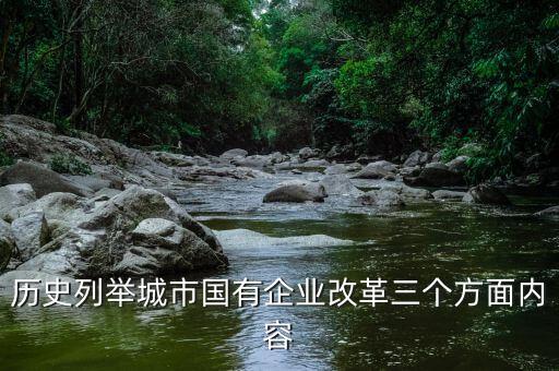 地方國企改革什么，國企改革到底要改什么東西啊簡單點的回答就好