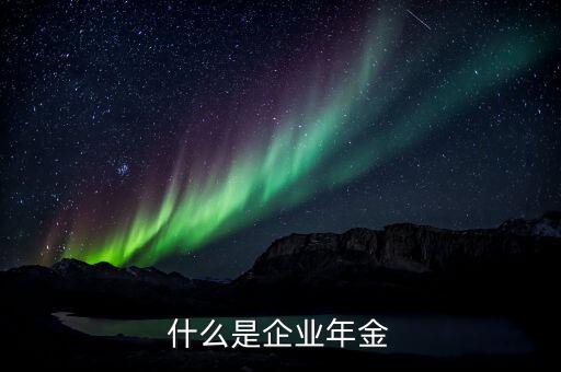 什么是年金，什么是企業(yè)年金