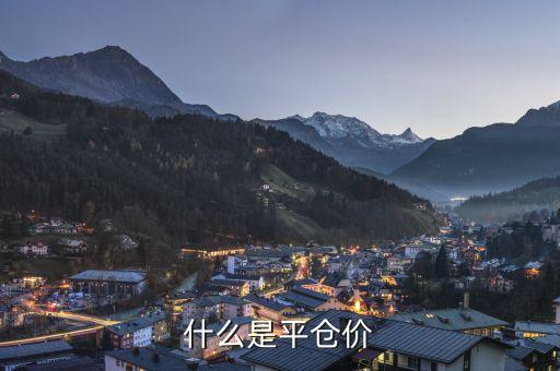 平倉價什么意思，什么是平倉價