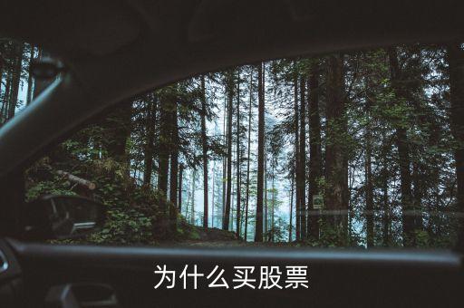 為什么會買股票，為什么買股票
