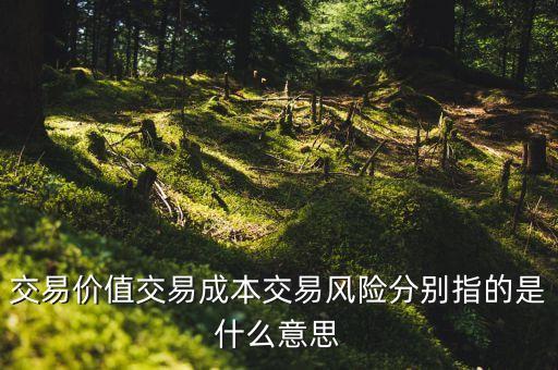 交易成本是什么，什么是交易費(fèi)用