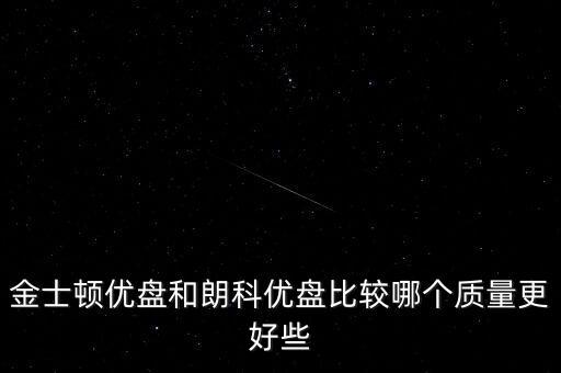 金士頓優(yōu)盤和朗科優(yōu)盤比較哪個質量更好些