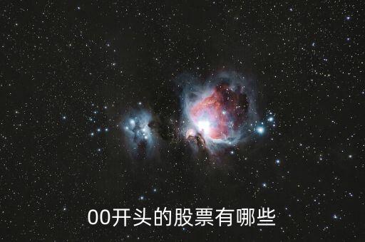 00打頭的是什么股票，00開(kāi)頭的是什么股票