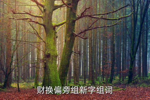 財能換什么，財 字可以換什么偏旁