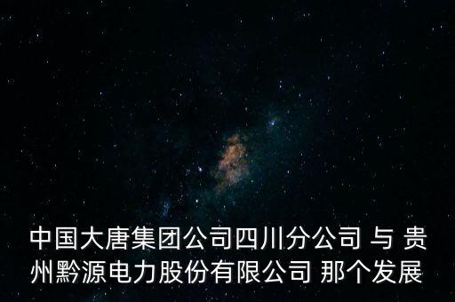 黔源電力是做什么的，想知道 安順市 普定黔源電站 在哪