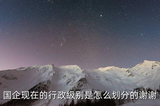 央企處級是什么級別，省級企業(yè)的處級是什么級別