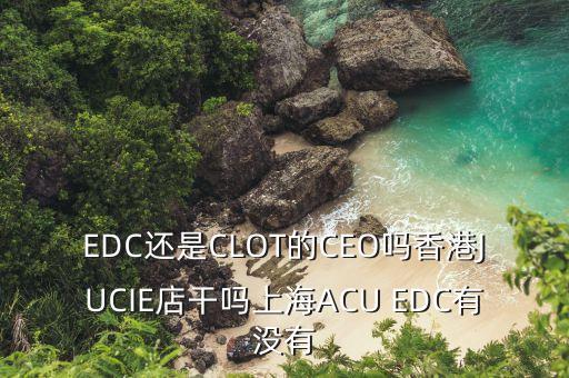 揚杰電子董事長梁勤以前干什么的，EDC還是CLOT的CEO嗎香港JUCIE店干嗎上海ACU EDC有沒有