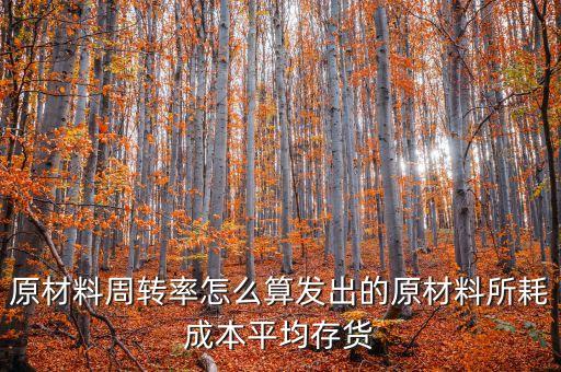 材料周轉(zhuǎn)率是什么，90原材料周轉(zhuǎn)率周轉(zhuǎn)天數(shù) 什么意思