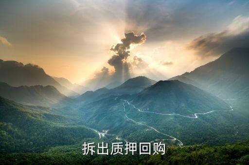 拆出質(zhì)押贖回什么意思，股票質(zhì)押式回購是啥意思