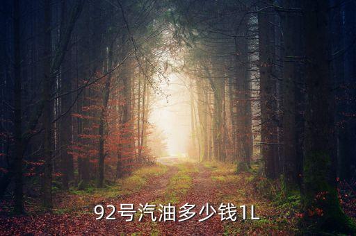 92號(hào)汽油什么價(jià)，92汽油價(jià)格