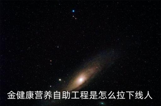 金健康是通過什么方式賺錢，金健康營養(yǎng)自助工程是怎么拉下線人