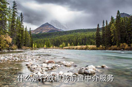 服務(wù)前置是什么意思，什么是行政審批前置中介服務(wù)