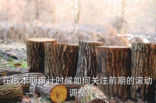 在做本期審計時候如何關注前期的滾動調(diào)整