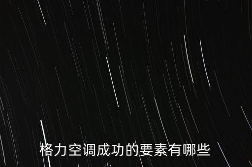 格力電器成功實(shí)行專業(yè)化戰(zhàn)略的因素是什么，格力空調(diào)成功的要素有哪些