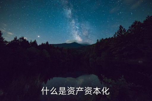 國有資產(chǎn)資本化是什么，資產(chǎn)資本化是什么意思