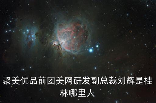 聚美劉輝為什么離開，聚美優(yōu)品前團(tuán)美網(wǎng)研發(fā)副總裁劉輝是桂林哪里人