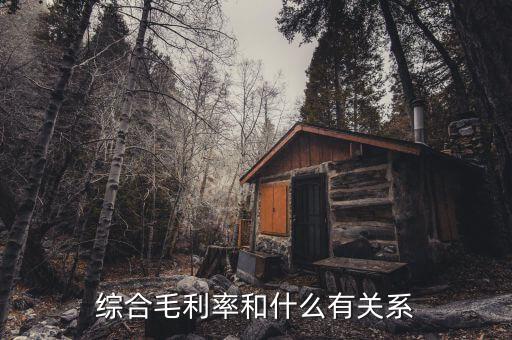 什么是綜合毛利，綜合毛利率和什么有關(guān)系