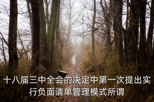 市場(chǎng)準(zhǔn)入負(fù)面清單制度是什么，為什么要制定市場(chǎng)準(zhǔn)入負(fù)面清單