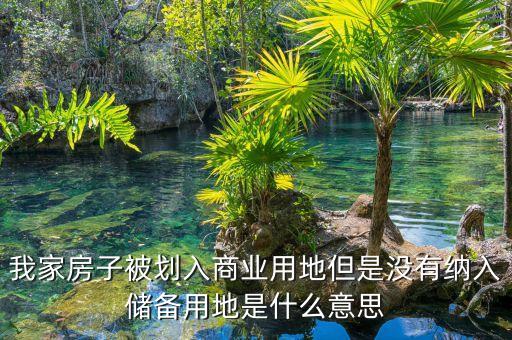 儲(chǔ)備用地是什么意思，我家房子被劃入商業(yè)用地但是沒(méi)有納入儲(chǔ)備用地是什么意思