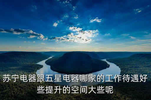 五星電器運(yùn)營和蘇寧有什么不同，蘇寧電器跟五星電器哪家的工作待遇好些提升的空間大些呢
