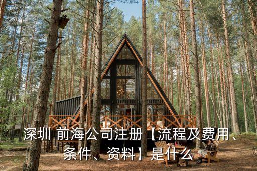  深圳 前海公司注冊【流程及費用、條件、資料】是什么