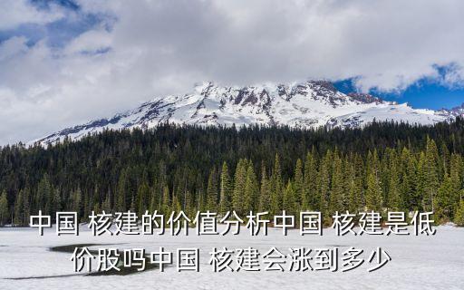 中國核建上市價(jià)格預(yù)測(cè),中國能建上市首日的價(jià)格