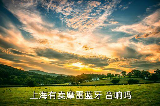 上海哪有買(mǎi)音響