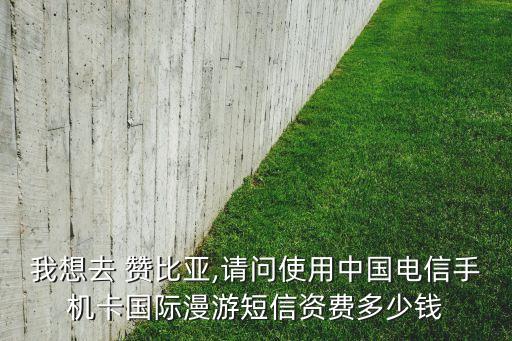 我想去 贊比亞,請問使用中國電信手機(jī)卡國際漫游短信資費(fèi)多少錢