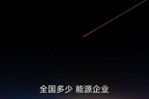 全國(guó)多少 能源企業(yè)