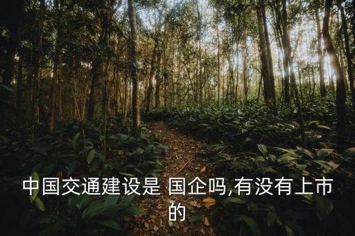 中國(guó)交通建設(shè)是 國(guó)企嗎,有沒(méi)有上市的