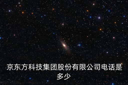  京東方科技集團(tuán)股份有限公司電話(huà)是多少