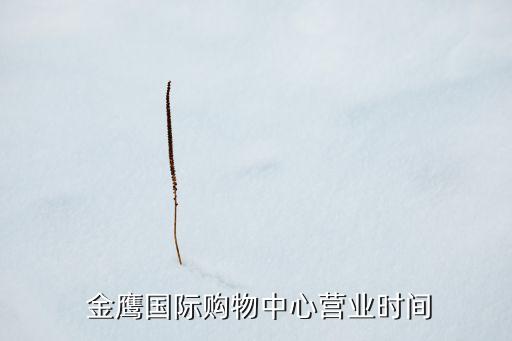  金鷹國際購物中心營業(yè)時間