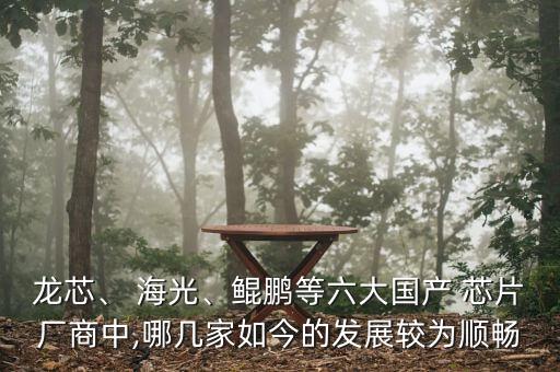 龍芯、 海光、鯤鵬等六大國(guó)產(chǎn) 芯片廠商中,哪幾家如今的發(fā)展較為順暢