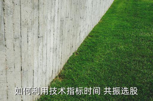 如何利用技術(shù)指標時間 共振選股