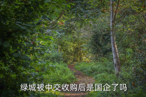  綠城被中交收購(gòu)后是國(guó)企了嗎