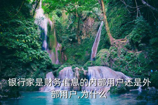 銀行家是財務信息的內部用戶還是外部用戶,為什么