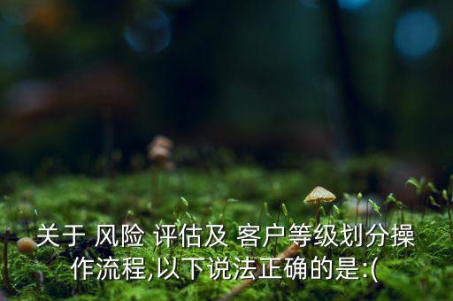 花旗銀行如何對客戶做風險評估