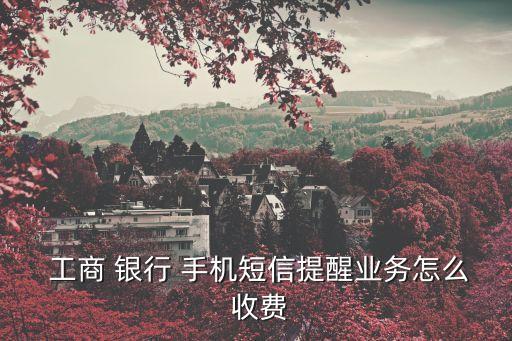  工商 銀行 手機短信提醒業(yè)務怎么 收費